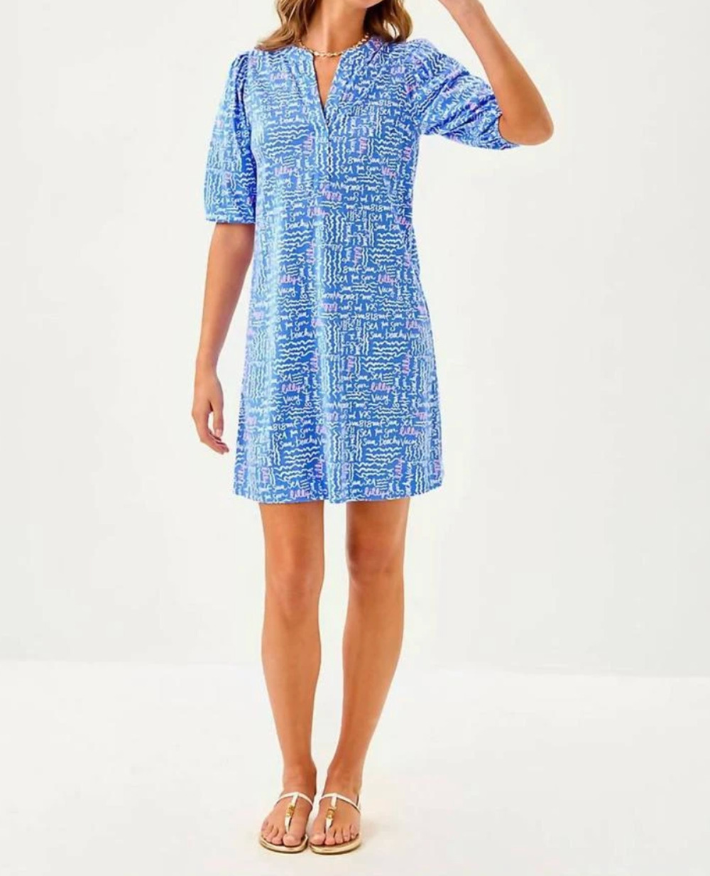 Lilly Pulitzer Colson Dress S NWOT Pink Sunwashed Blue Seacrets Coastal Prep